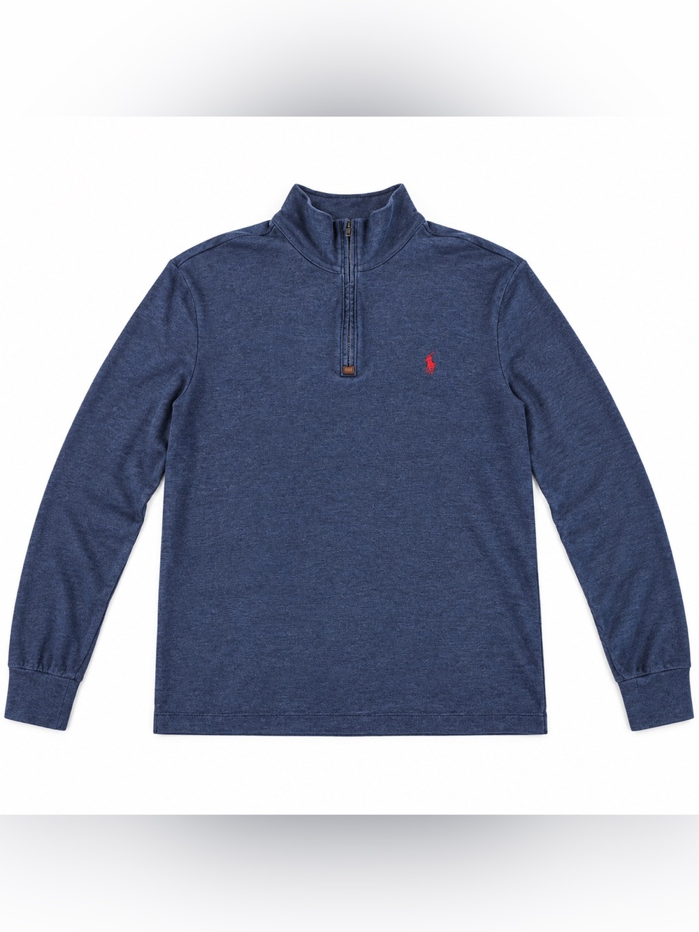 Polo by Ralph Lauren Navy Blue Mock Neck Long Sleeve Pullover Men’s Size Medium